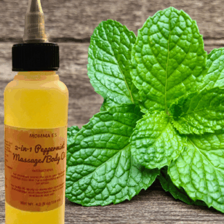 2-N-1 Massage Oil w/Peppermint